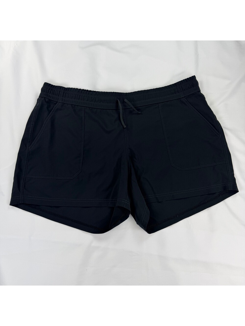 Kuhl Womens XL Black Pull On Hiking Shorts Drawstring Outdoor Style 6409